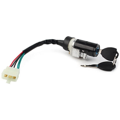 5-Wire Ignition Switch Lock Key Set for GY6 50cc Scooter Moped Motorcycle
