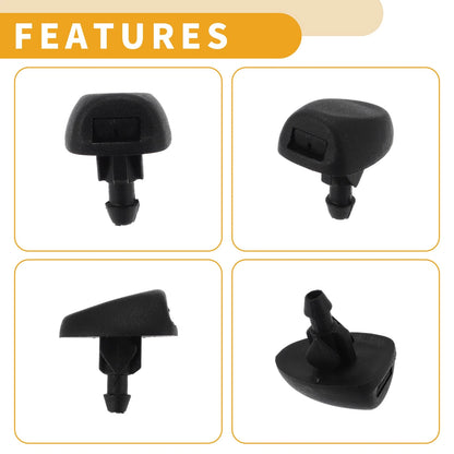 Front Windshield Washer Nozzles for Peugeot 207 (2007-2015)