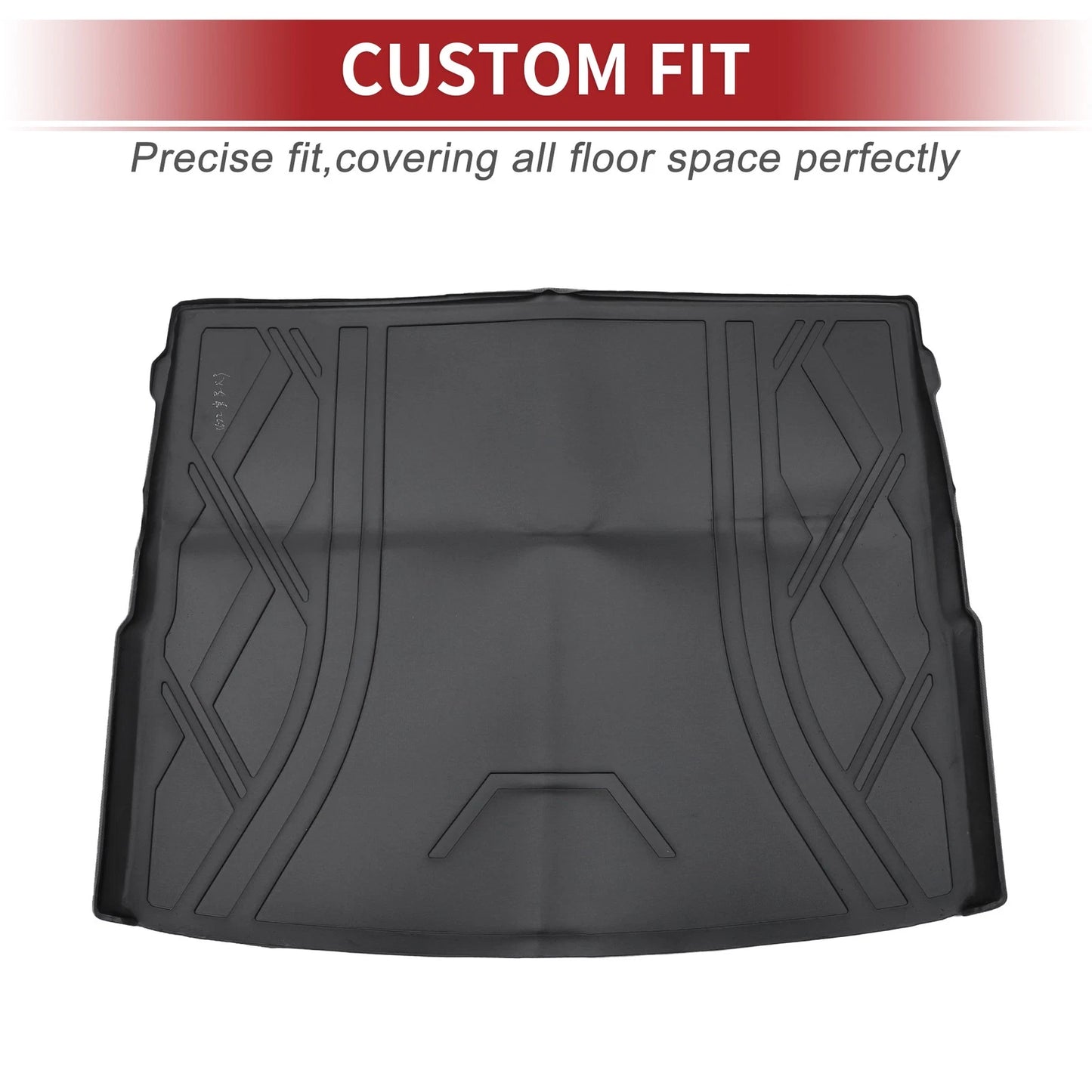 Cargo Liner Rear Trunk Mat for BMW X1 F48 2016-2022 Diamond Pattern TPE