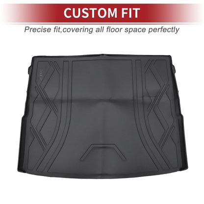 Cargo Liner Rear Trunk Mat for BMW X1 F48 2016-2022 Diamond Pattern TPE