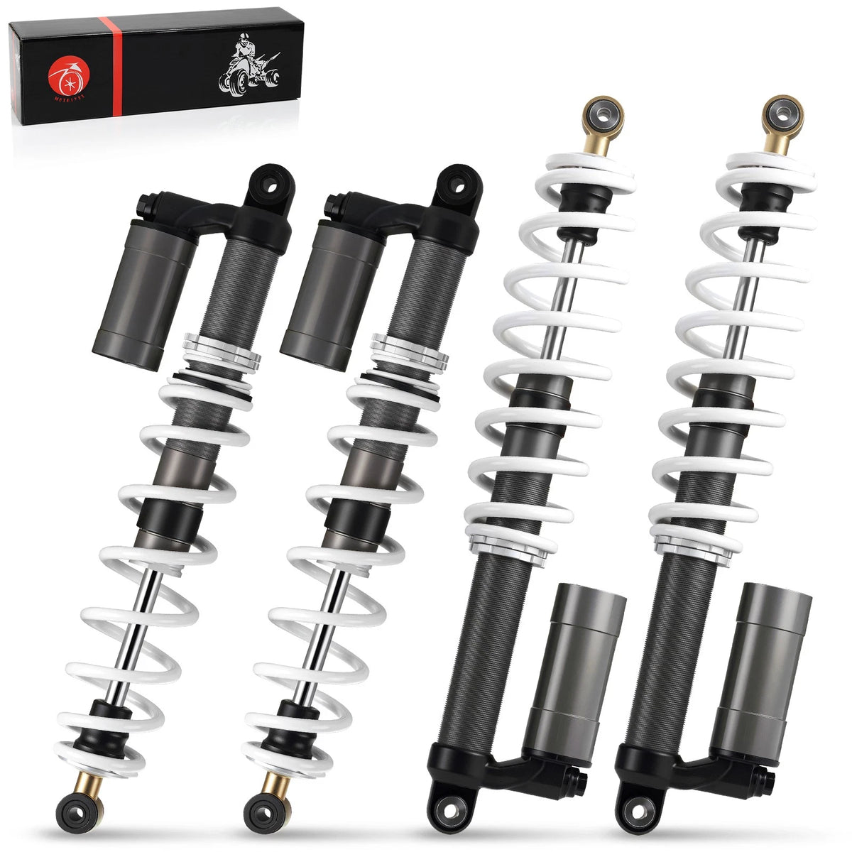 4 x Front And Rear Air Shock Absorbers for Polaris RZR S 800 EFI (2009–2012)