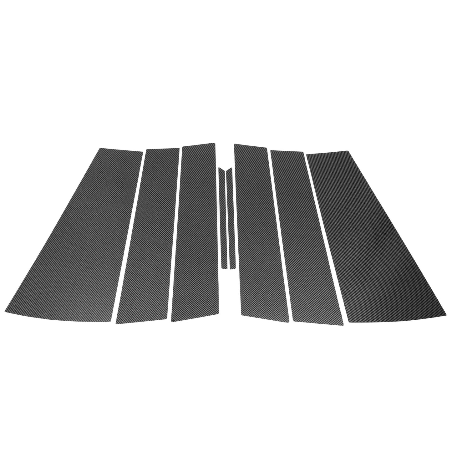 8 Pcs Door Pillar Window Trim for Honda Odyssey (2018-2023) Carbon Fiber
