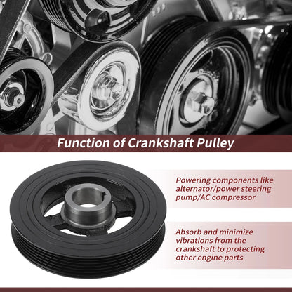 Harmonic Balancer Crankshaft Pulley for Hyundai Santa Fe, Kia K900 (2013-2020)