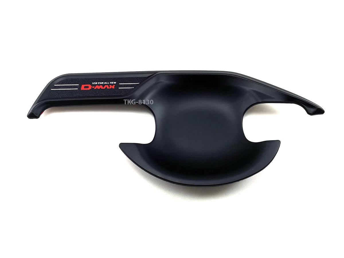 4 x Door Handle Bowls Black Matt for Isuzu D-Max (2016-2018)