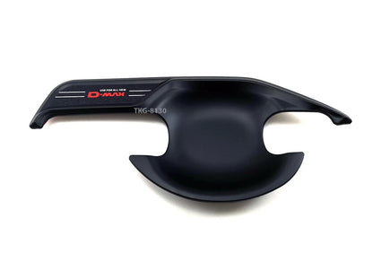4 x Door Handle Bowls Black Matt for Isuzu D-Max (2016-2018)