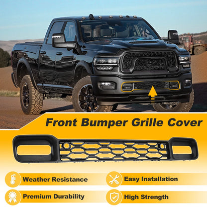 Front Bumper Grille Cover for Dodge RAM 2500/3500 (2019-2024)