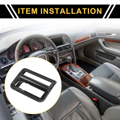 Carbon Fiber Central Control Panel Cover Trim for Ford F-150 (2021-2024)