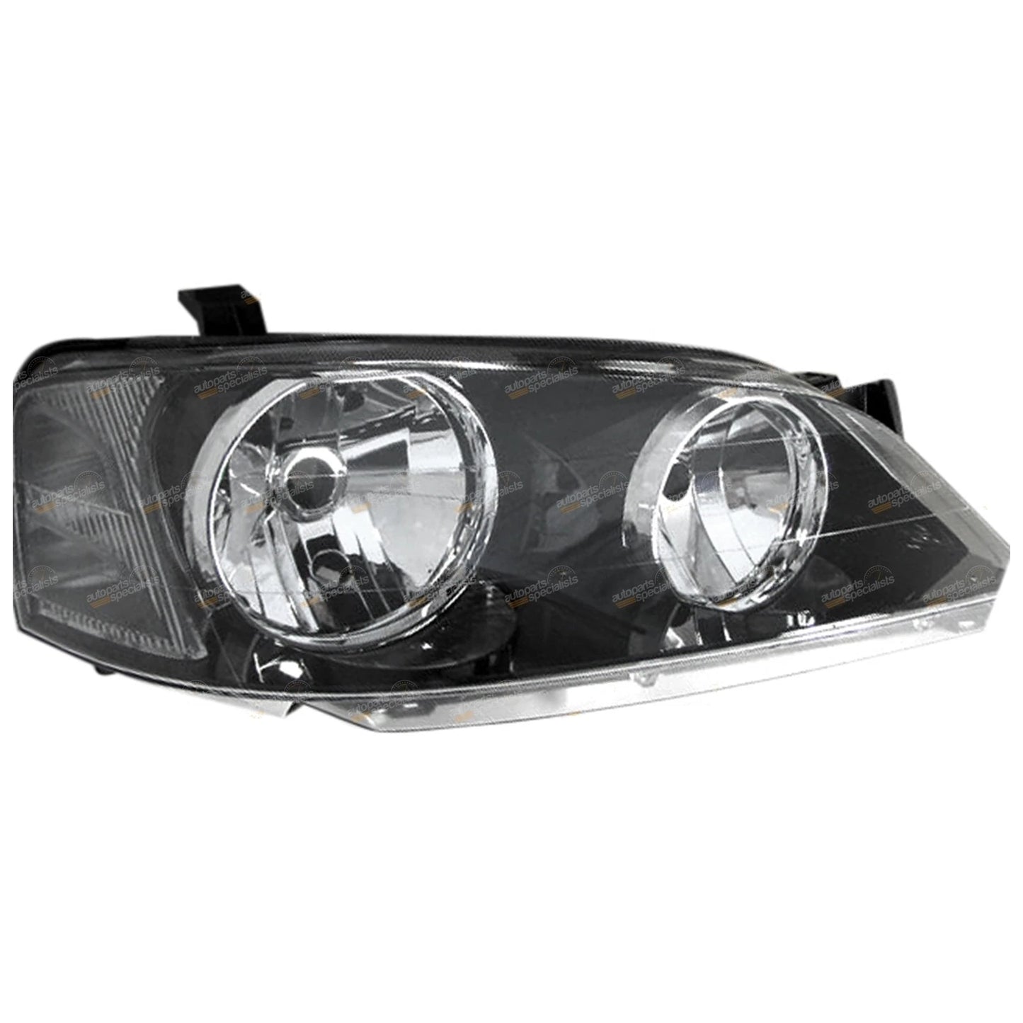 RH Headlight BLACK for Ford BA BF Falcon Fairmont (2002 - 2006)