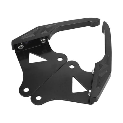 Pair Motorcycle Rear Seat Passenger Grab Bars Handle Black for Honda MSX125