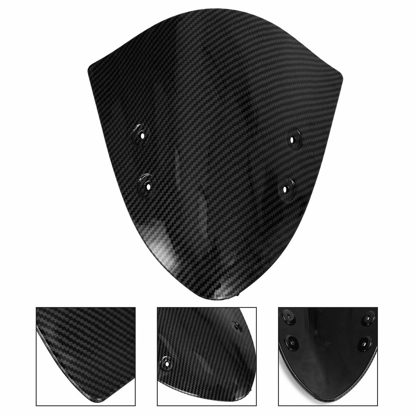 Carbon Fiber Windshield Screen Cover for Kawasaki ER-6N (2006-2016)