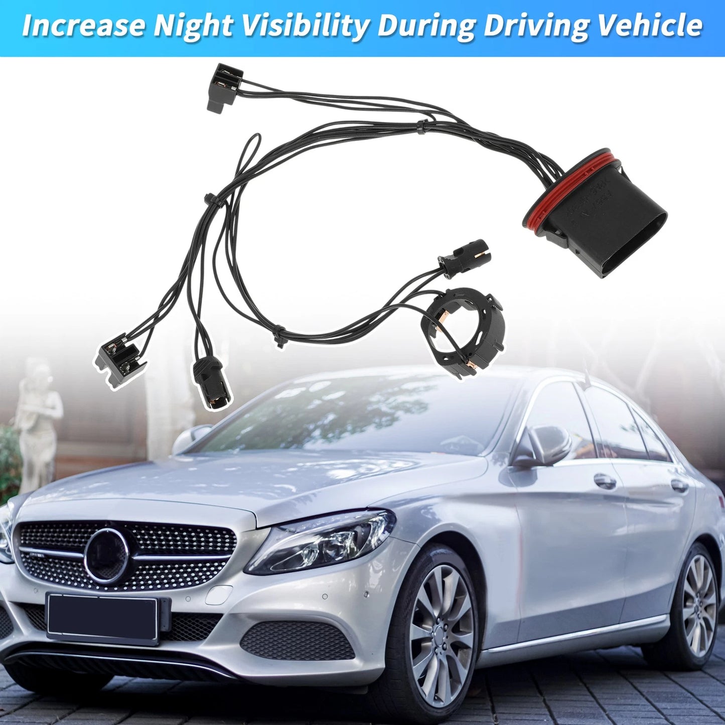 Headlight Wiring Harness for Mercedes-Benz W204 C300 C230 C350 (2008-2011)