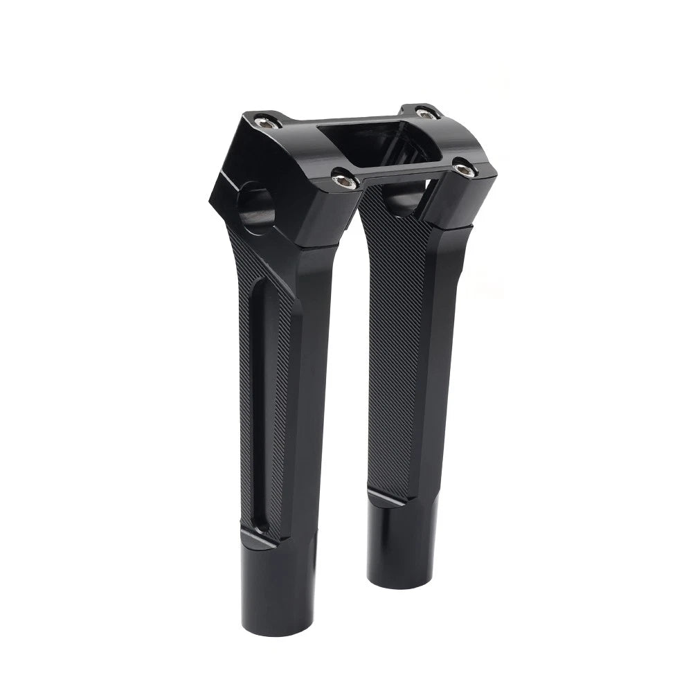 Black 8" Pullback Handlebar Riser for Harley Dyna M8 Softail Street Bob (2018-2021)
