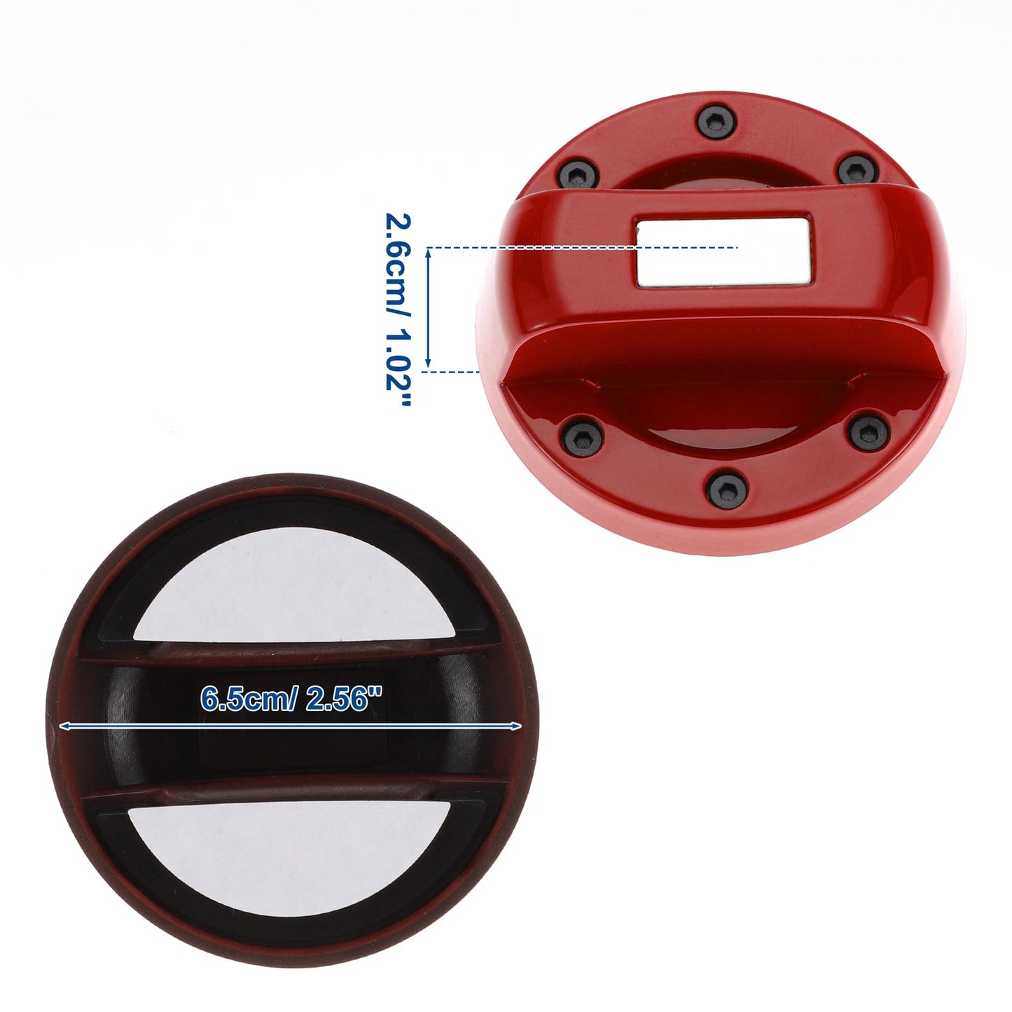 Red Gas Fuel Tank Cap Cover Trim Sticker for Suzuki Jimny (1998-2023)