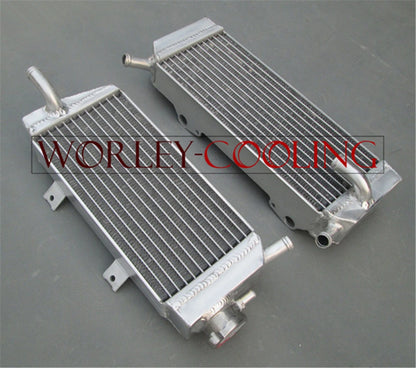 Aluminum Radiator & Blue Hose for Honda CRF450X (2005-2016)