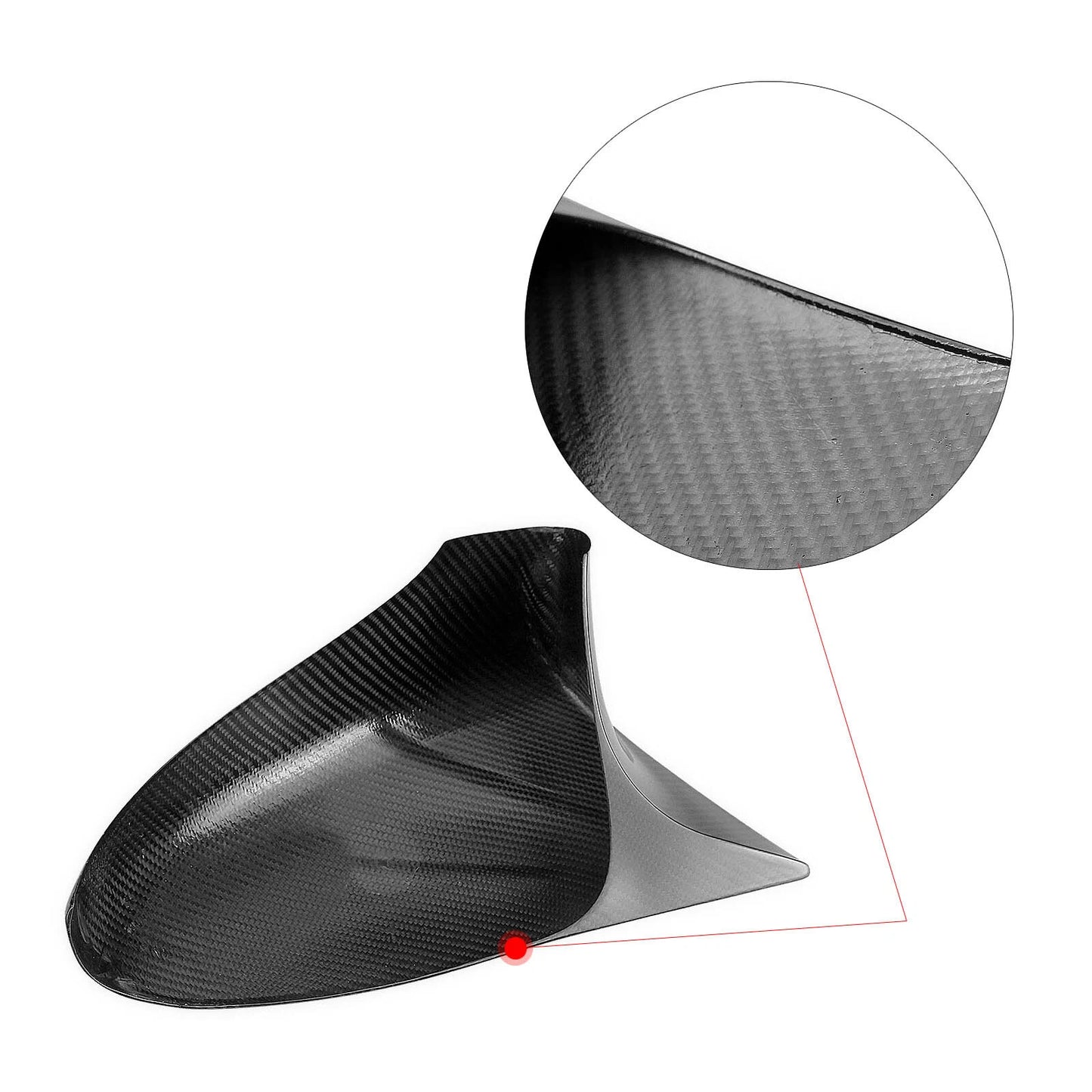 Carbon Fiber Side Mirror Cap Covers for Lexus IS/RC (2014-2021)
