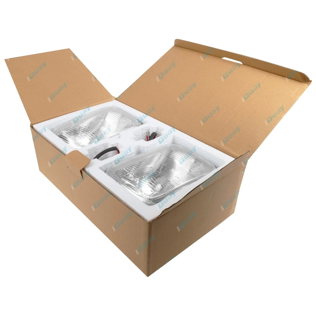 H4 Headlight Upgrade Kit for Hilux 83-05 2 Lamps Rectangle Hi Watt Globes