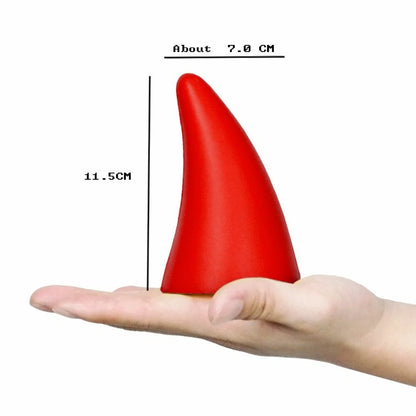 2Pcs Red Cute Little Demon Horn Devil 3D Car Creative Sticker Car Styling Decal