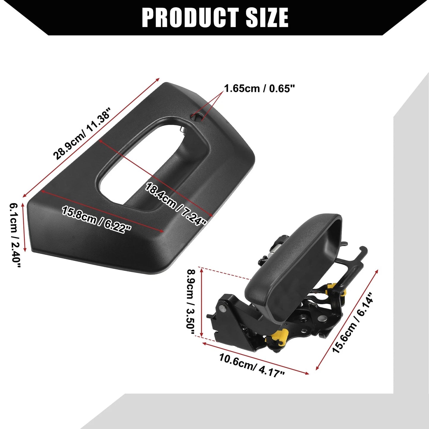 Door Handle and Bezel for Chevy Avalanche 1500 2500