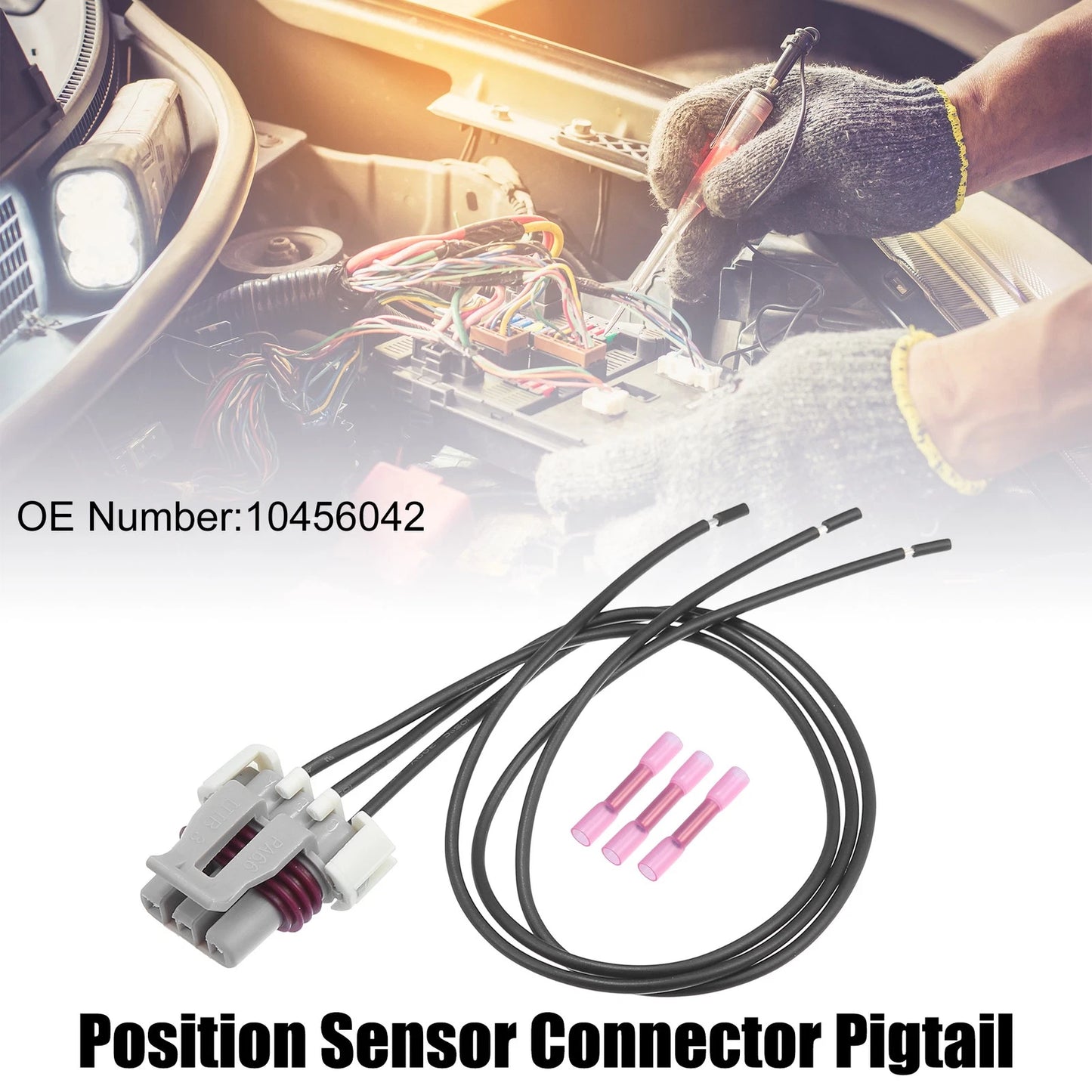 1 Set Car Crankshaft Position Sensor Connector for Chevrolet Plastic Black