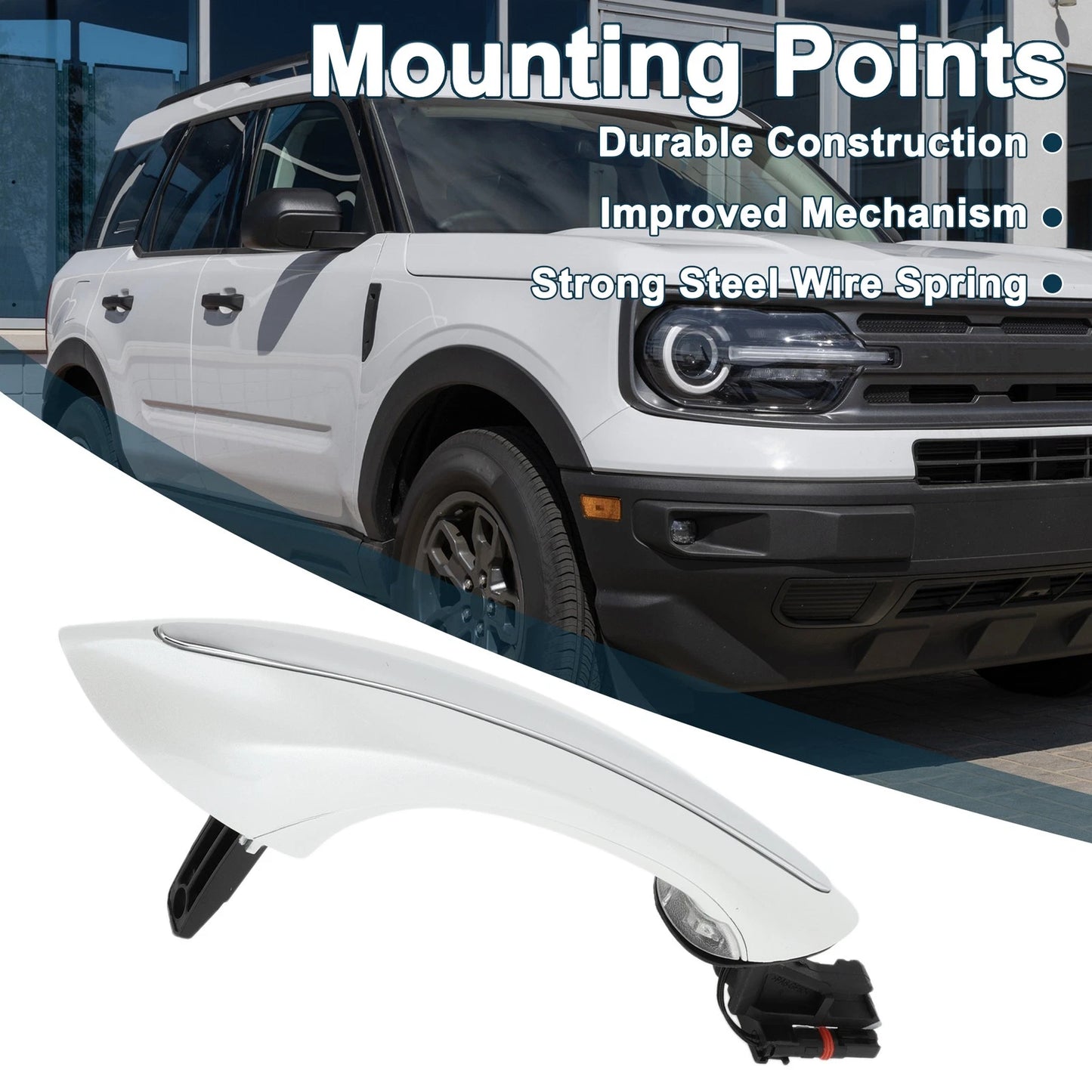 Exterior Door Handle for BMW F07 F10 F11 (2010-2017) Front Right Black