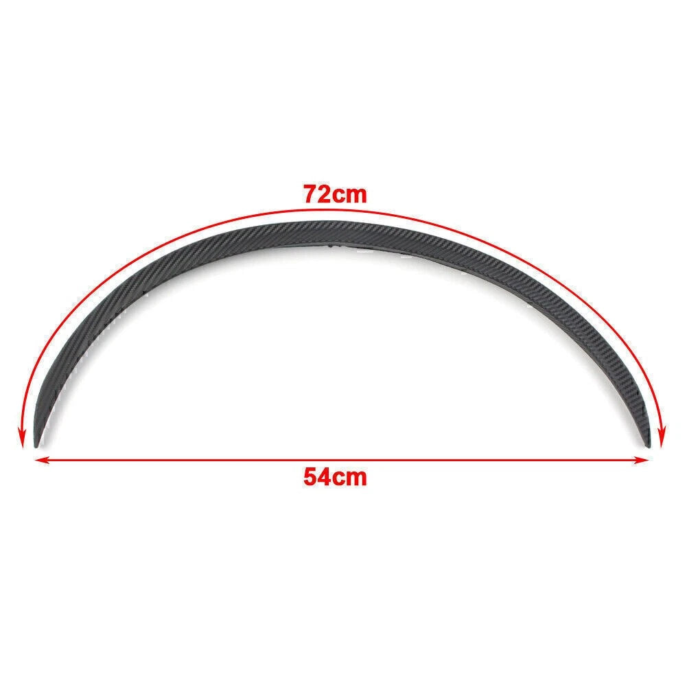 Carbon Fiber Wheel Eyebrow Arches Fender Flares Trim Cover for Car