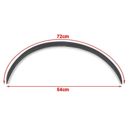 Carbon Fiber Wheel Eyebrow Arches Fender Flares Trim Cover for Car