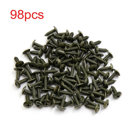 98pcs 4.2 x 16mm Round Cross Head Self-Tapping Screws for Motorcycle