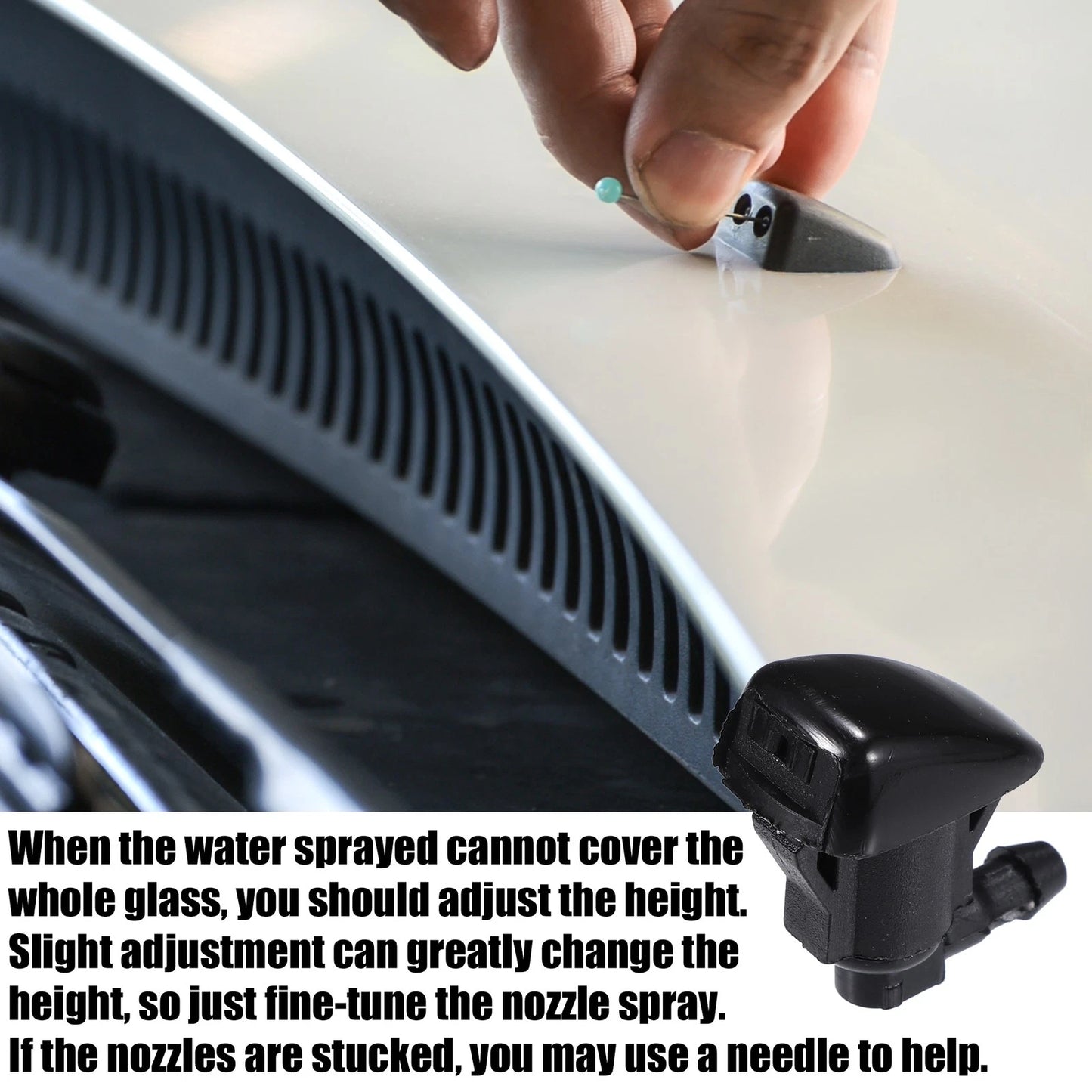 Windshield Washer Nozzle Spray Kit for Toyota Sienna (2011-2023)
