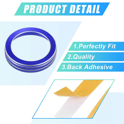 Aluminum Alloy PRND Switch Knob Cover for Ford Explorer (2020-2022) Blue