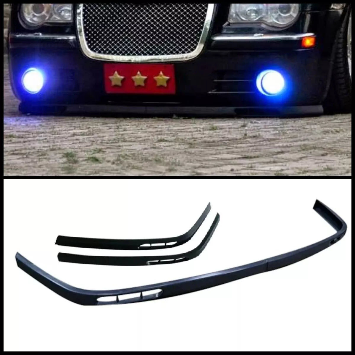 2 Piece Euro Lip Splitter for Chrysler 300C (2005-2010)