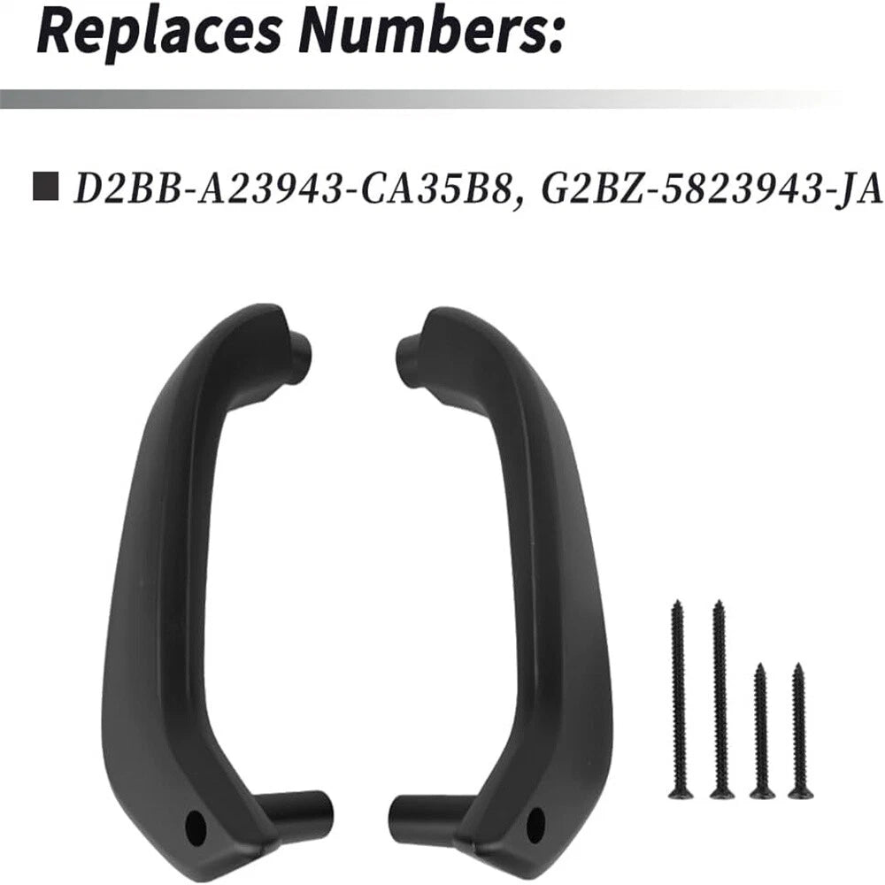 Car Interior Door Handle Manual Window Panel Left + Right for Ford Fiesta (2011-2020)