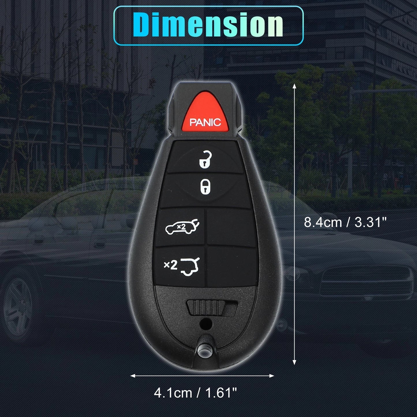 Keyless Entry Remote Key Shell Cover for Jeep Grand (No Chip)