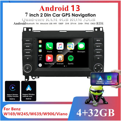 7" Stereo Radio GPS Navi for Benz W169 W245 W639 Sprinter (2006-2018)