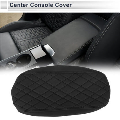 Car Center Console Cover for BMW 2 Series 2014-2019 Black 1 x Pc