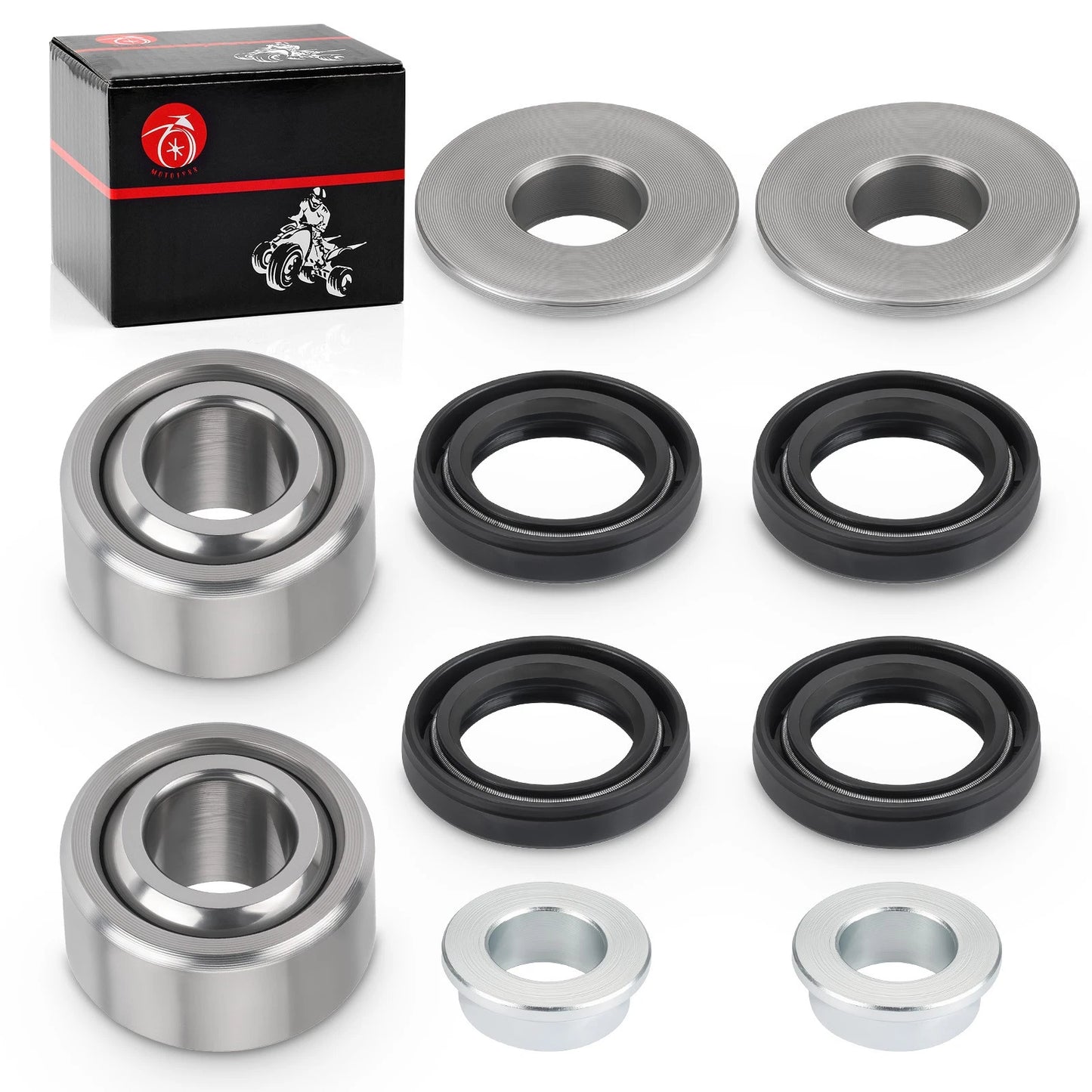 Rear Shock Bushing Bearing Rebuild Kit for Yamaha Warrior 350 (1987–2004)