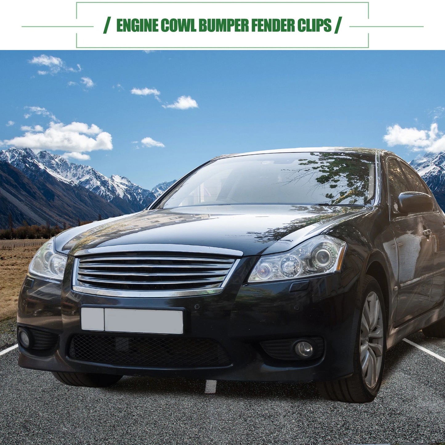 40 Pcs Cowl Bumper and Fender Liner Push Clips for Infiniti Q50