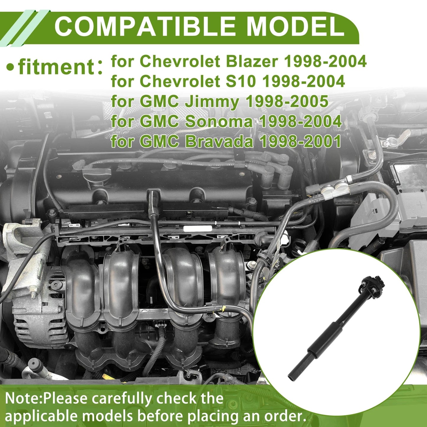 Steering Column Shaft for Chevrolet Blazer (1998-2004) Metal