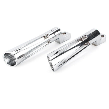 Chrome CNC Footpeg Footrest for Harley Dyna FXSB FXCW FXS Sportster XL1200 (2012-2017)