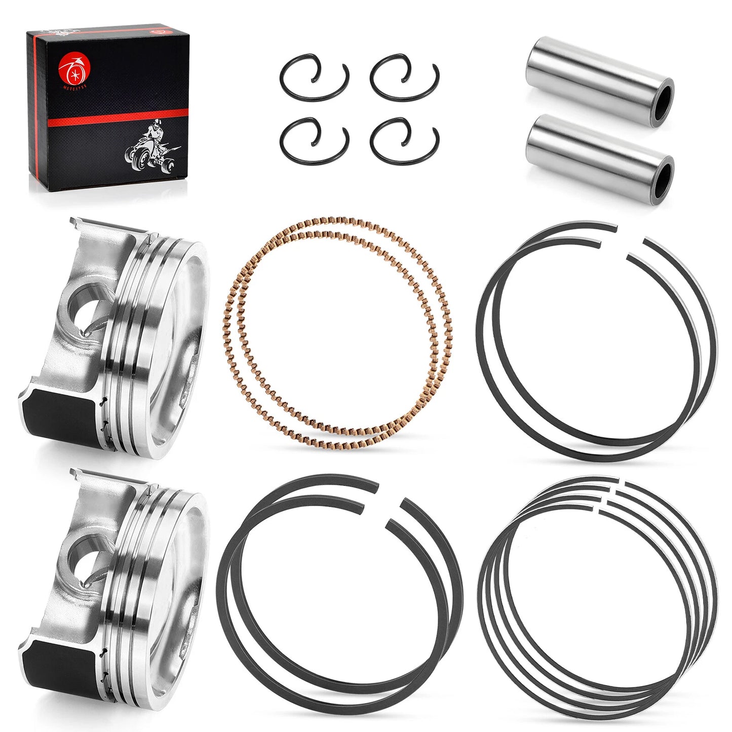 STD 80mm Piston & Rings for Polaris RZR (2008–2010)