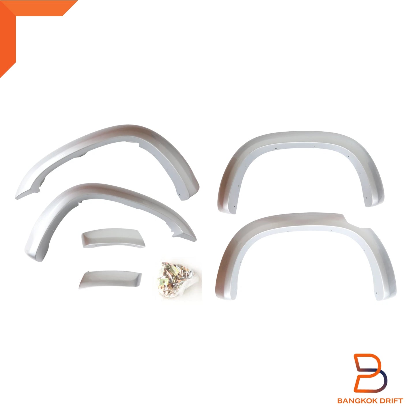 Silver Fender Flare Wheel Arch for Toyota Hilux LN167 LN147 (1997-2005)
