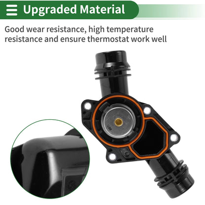 Engine Coolant Thermostat Housing for BMW 325Ci (2001-2006) 2.5L 2494CC