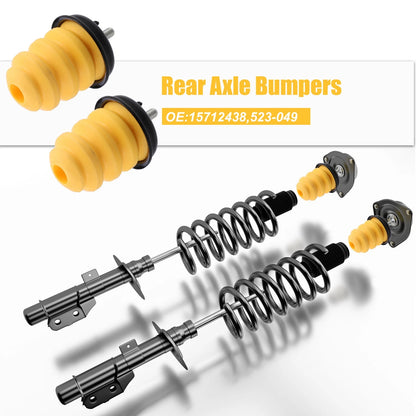 Rear Jounce Bumper Axle Bumper for GMC Sierra 1500 Yellow