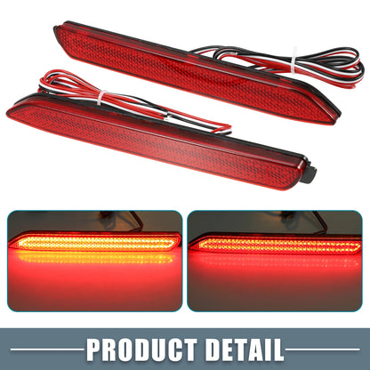 Rear Bumper Reflector LED Brake Tail Lights for Toyota RAV4 (2019-2023)