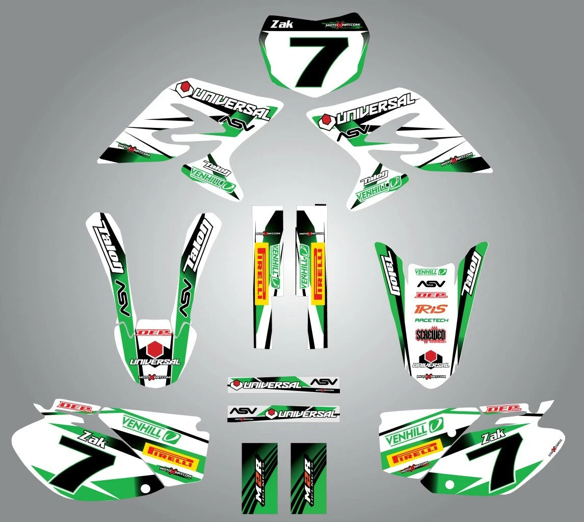 Custom Graphic Kit for Kawasaki KXF 250 (2009-2012)