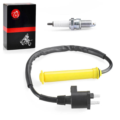 Ignition Coil & Spark Plug w/Cap for Honda XR250R/XR250L 1991-2004