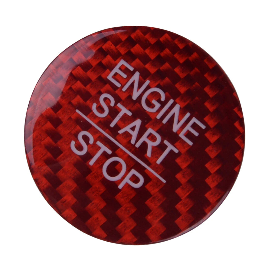Carbon Fiber Engine Start Button Cover Trim for Honda Accord UR-V (2018-2023)