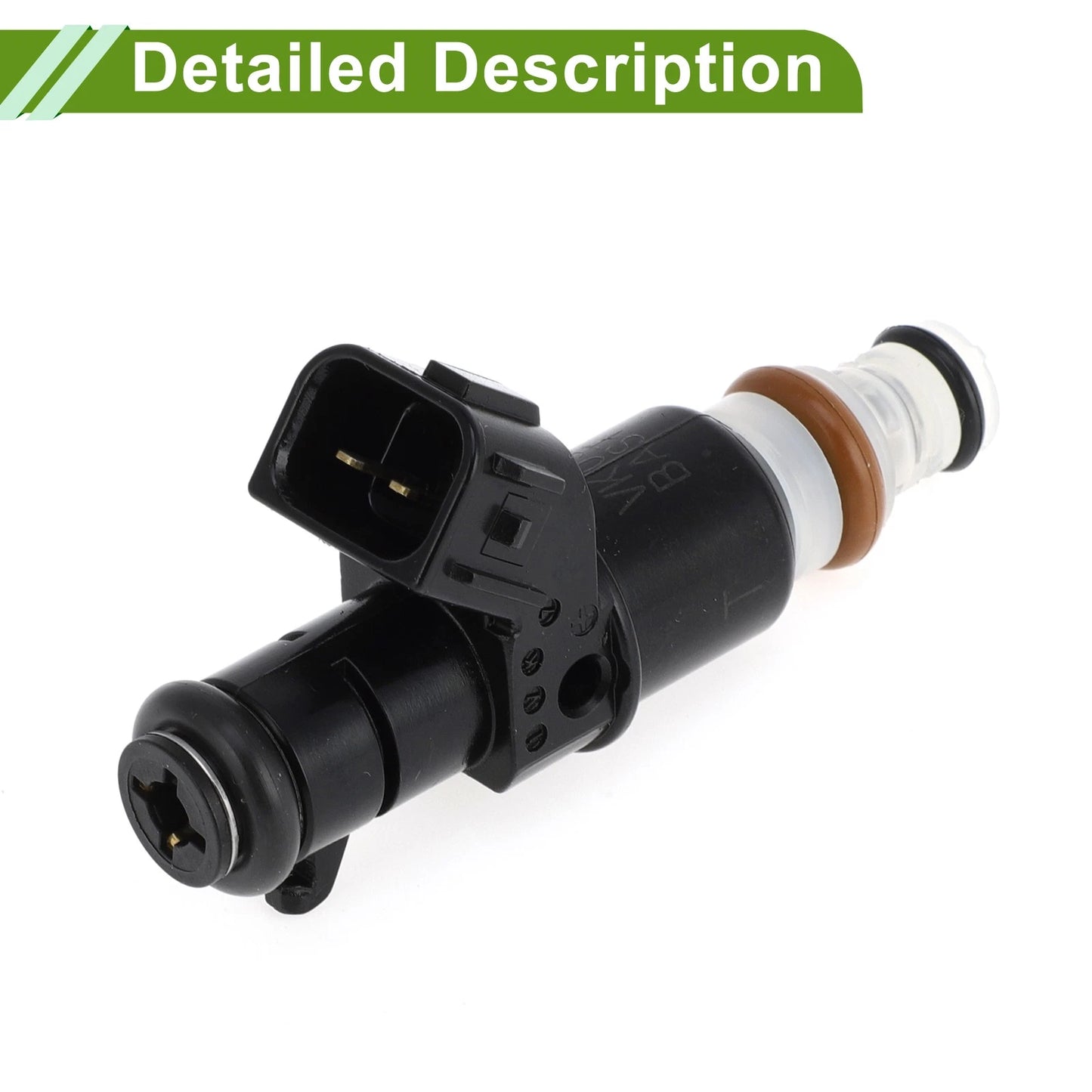 Fuel Injector 1 Pc for Honda CR-V EX LX 2.4 (2002-2004) Black