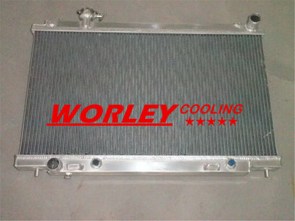 Aluminum Radiator for Nissan Fairlady 350Z Z33 (2003-2006) + Fans