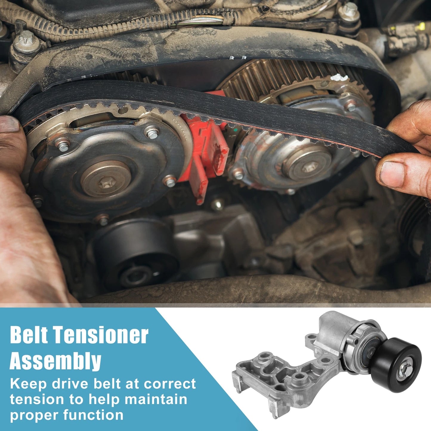 Belt Tensioner Pulley Assembly for Toyota Avalon (2005-2018)