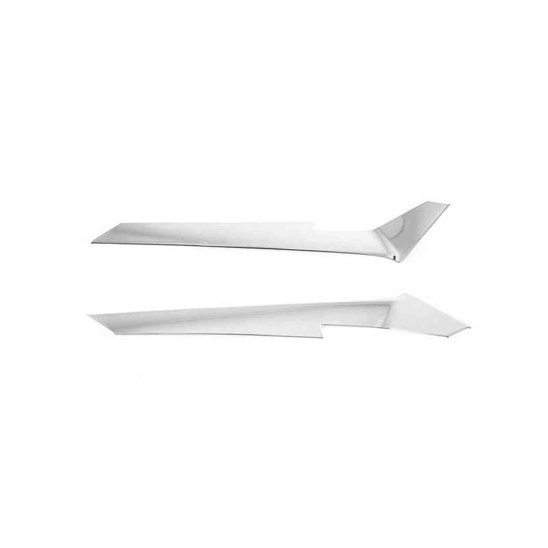 Chrome Front Upper Center Grille Lid Cover Trim for 2018-2020 Toyota Sienna 2 x pcs